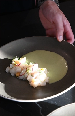 Prato autoral do Chef Júlio Carneiro